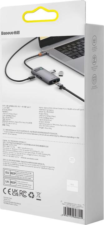 Immagine prodotto Baseus WKWG070113 (USB-C, 4 Porti)