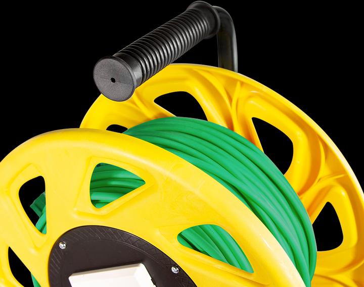 Actual product image LogiLink Mobile cable drum Cat.7 S/FTP, PUR, 60 m (S/FTP, CAT7, 60 m)