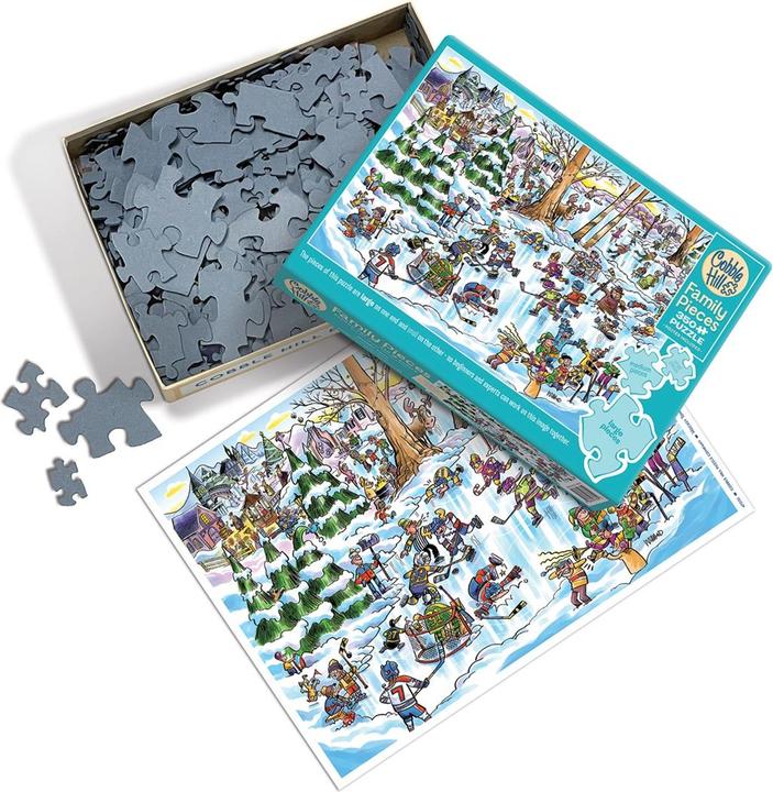Image du produit Cobble Hill Hockey sur glace fou 350 pièces (350 pièces)