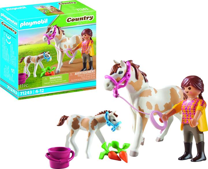 Actual product image Playmobil 71243 Horse with foal (71243, Playmobil Country)