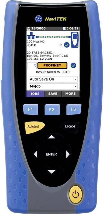 Actual product image Ideal NaviTEK IE Profinet Tester