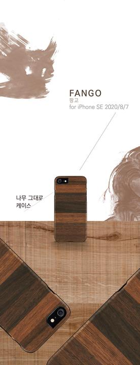 Image du produit Man.Wand & WOOD case for iPhone 7/8 fango black (Apple iPhone 8, Apple iPhone SE (2ème génération), Apple iPhone 7)