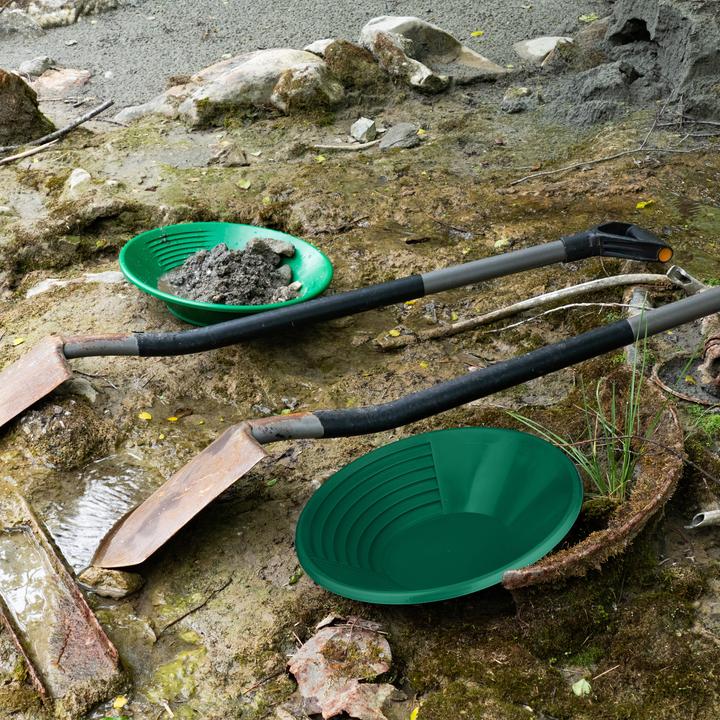 Actual product image Relaxdays 2x gold panning pan
