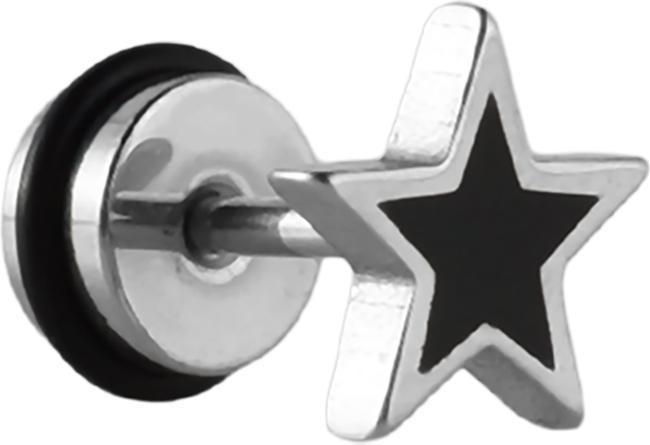 Star Piercing Fake Plug Stern (ohne Messing, Chirurgenstahl 316L)