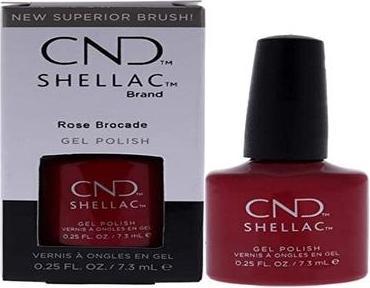 Actual product image CND Shellac - Color Coat Rose Brocade (Rose Brocade, UV gel varnish)