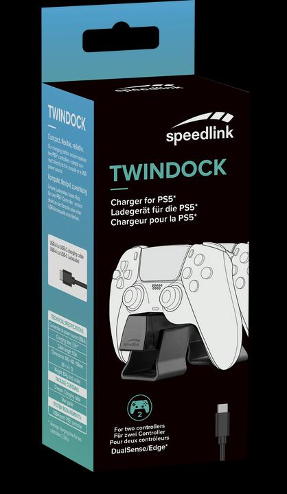 Produktbild Speedlink TWINDOCK Charger for PS5, black (PS5)