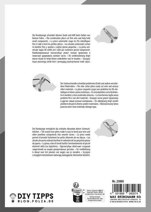 Image du produit Folia Jeu de pinces 3 pièces