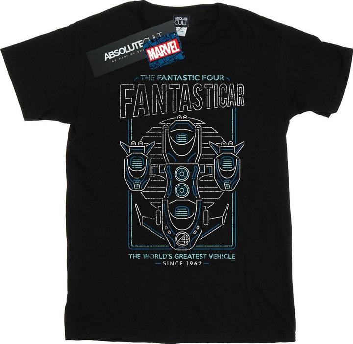 Fantastic Four Fantasticar Neon TShirt (L)