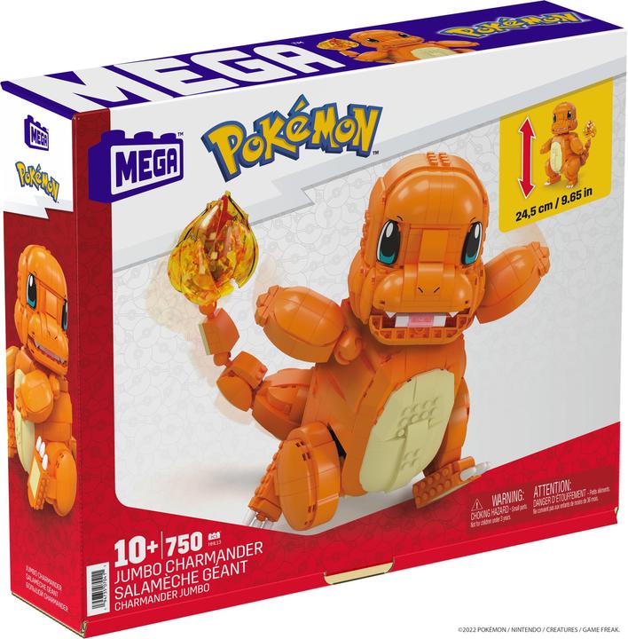 Actual product image Mega Construx Pokémon Jumbo Glumanda