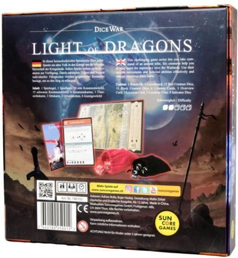 Image du produit Suncoregames Guerre des dés - Lumière des dragons (Anglais, Allemand)