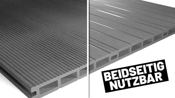 Actual product image Endorphin ® 36m² Hellgrau WPC Terrassendielen Komplettset
