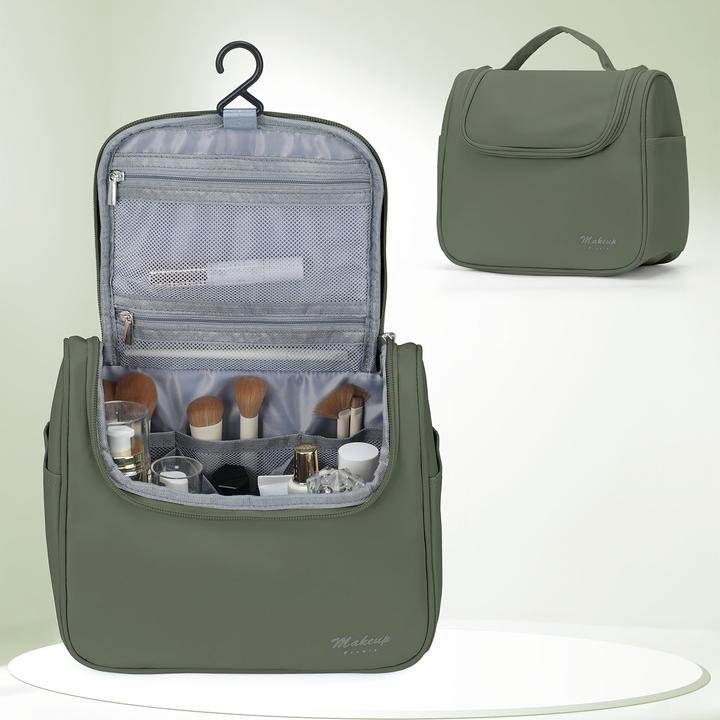 Only-Bags.Store Casual Style grosse Kapazität Kosmetikkoffer, Nylon Kulturtasche mit mehreren Taschen, langlebig (9.80 l)