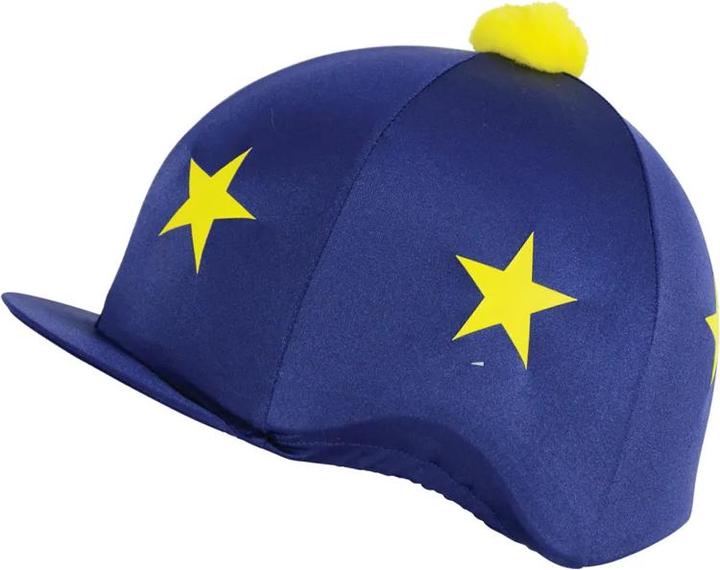 Produktbild Hy Fashion Sternemuster Helmüberzug Bommel
