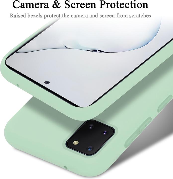 Produktbild Cadorabo TPU Liquid Silicone Case Cover (Samsung Galaxy A81)