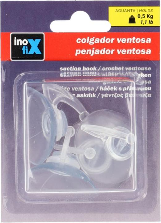 Actual product image Inofix Suction hook transparent (0.50 kg)
