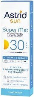 Actual product image Astrid Sunscreen Spf 30 Super Mat - 50 Ml (Suntan cream, SPF 30, 50 ml)