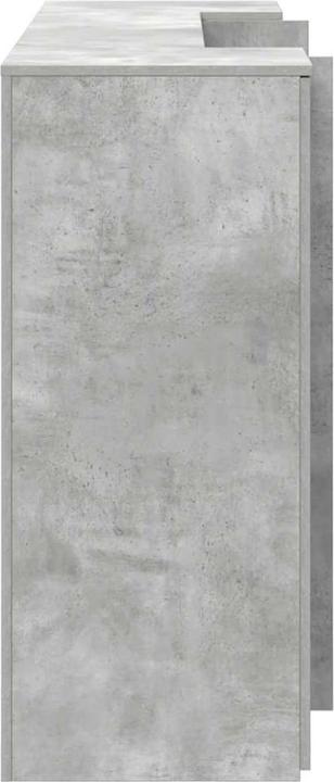 Image du produit VidaXL Comptoir d'accueil gris béton 180x50x103,5 cm bois composite Comptoir d'accueil