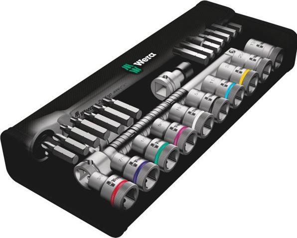 Productafbeelding Wera Zyklop SWITCH Ratel Socket 28pc 1/2 (1/2")