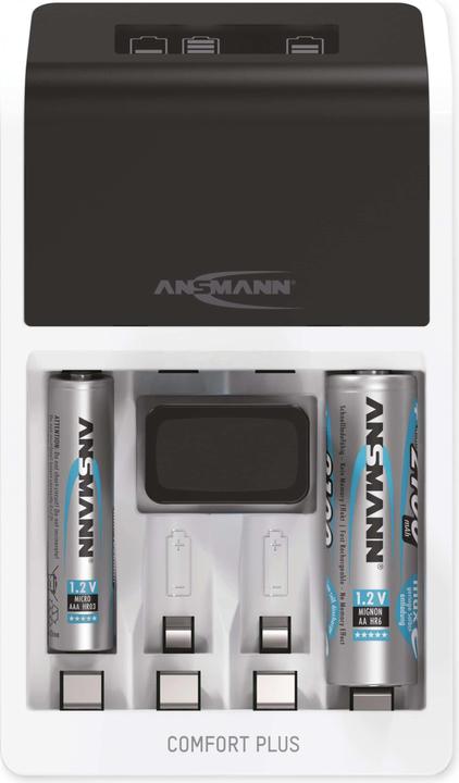 Ansmann Comfort Plus 1001-0094 (1 Stk., AAA, AA, Ladegerät ohne Akku)