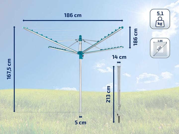 Produktbild Leifheit WLinomatic 400 Easy (40 m)