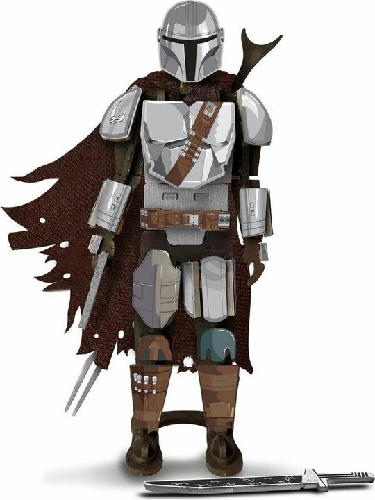 Produktbild Wood Worx Star Wars The Mandalorian massstabsgetreues Holzmodell zum Bemalen
