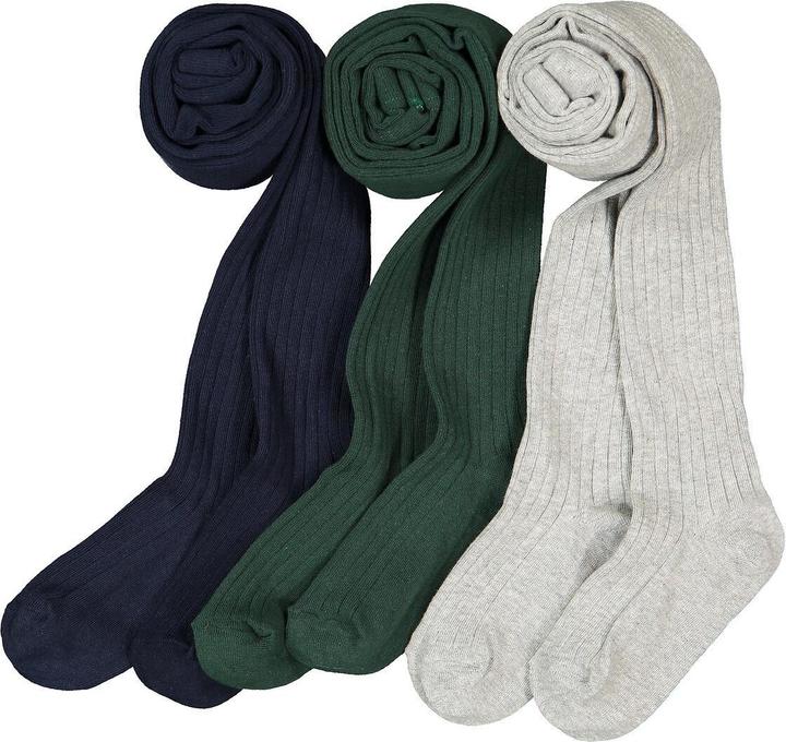 Produktbild La Redoute Collections 3er-Pack gerippte Strumpfhosen (23 - 26)