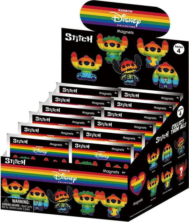 Actual product image Monogram Int. Lilo & Stitch 3D Magnets Series 4 Display (12) (12 x)