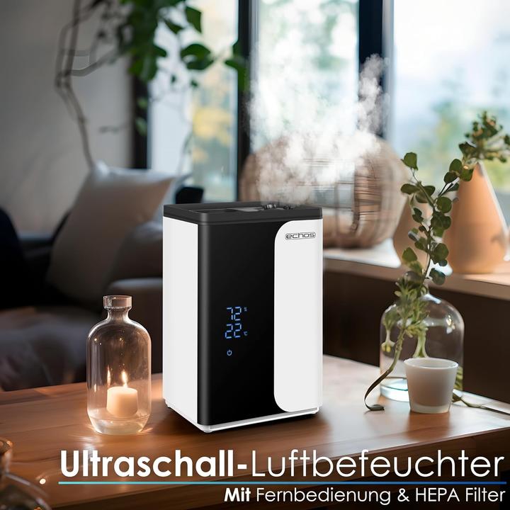 Produktbild Smart Luftbefeuchter mit HEPA-Filter und App-Steuerung (40 m²)