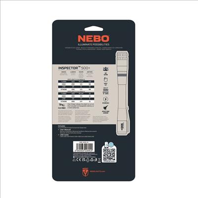Actual product image Nebo INSPECTOR 500+ (16 cm, 500 lm)