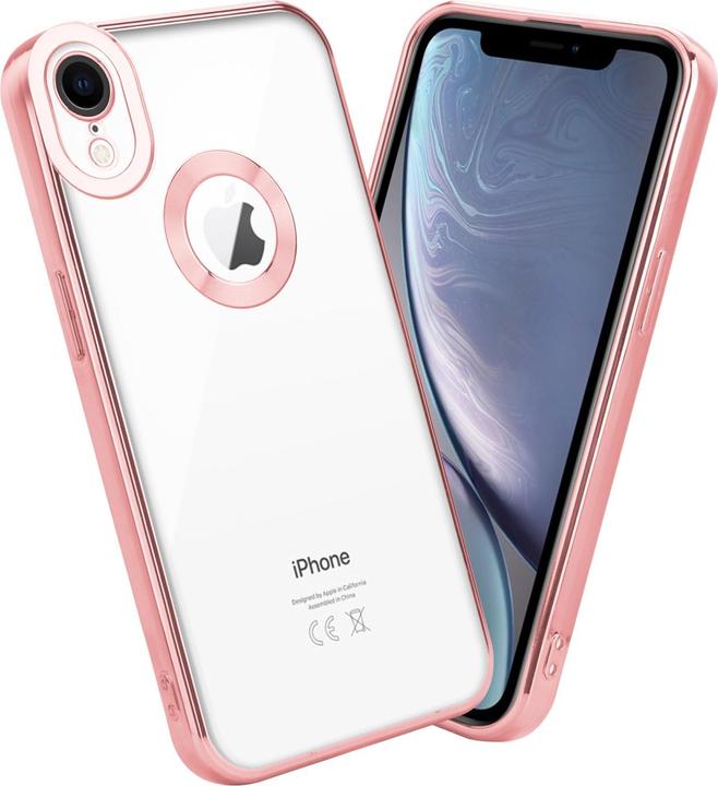 Actual product image Cadorabo TPU Chrome case with camera protection for Apple iPhone XR (Apple iPhone XR)