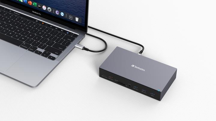 Actual product image Verbatim USB-C Pro Docking Station 17 Port CDS-17 (USB-C, 17 Ports)