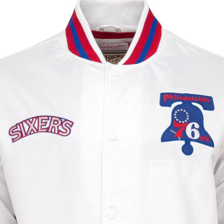 Produktbild Mitchell & Ness City Lightweight Satin Jacke - Philadelphia 76ers - M (M)