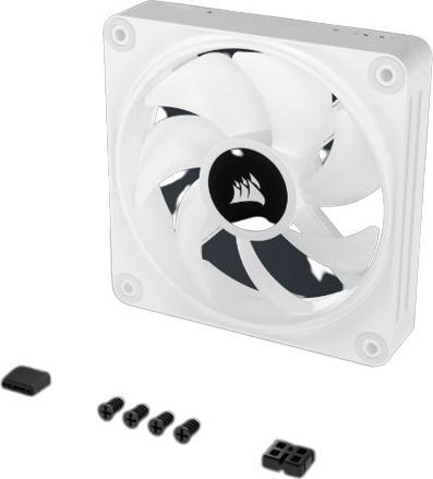 Immagine prodotto Corsair Ventola iCUE LINK QX120 RGB 120 mm PWM (bianca, starter kit) (120 mm, 3 x)