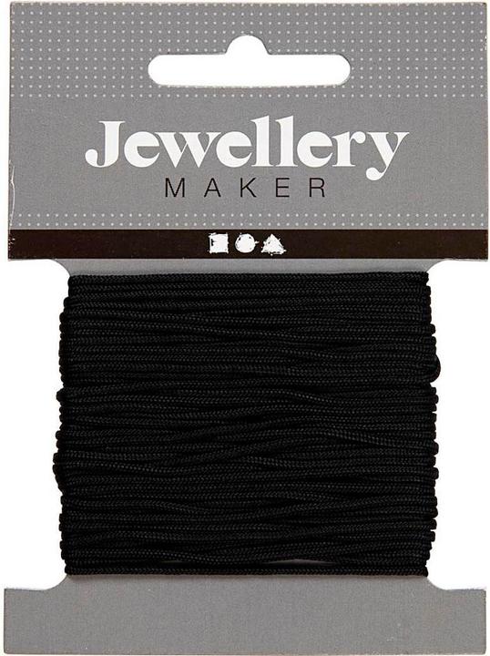 Image du produit Prym Cordon macramé noir 1 mm, carte 10 m