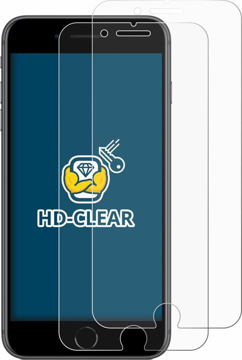 Produktbild BROTECT Schutzfolie Displayschutz Klar (2 Stück, Apple iPhone 8 Plus)