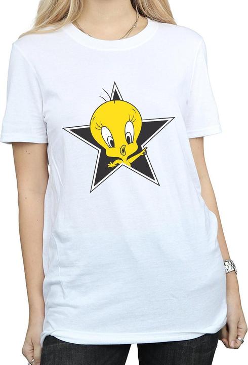 Immagine prodotto Looney Tunes Tweety Pie Star Maglietta Ampia Donna (L)
