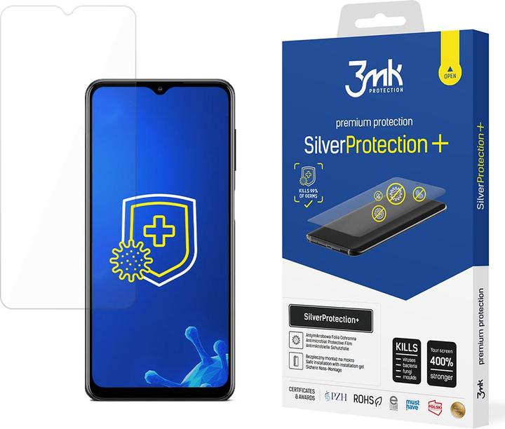 Immagine prodotto 3MK Silver Protect+ Sam M127 M12 Folia Antymikrobowa montowana na mokro (1 Pezzo/i, Samsung Galaxy M12)