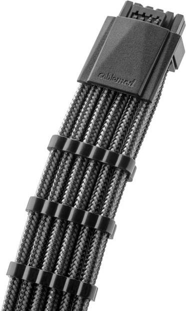 Actual product image CableMod Pro ModMesh 12VHPWR Cable Extension Kit - carbon (0.45 m)