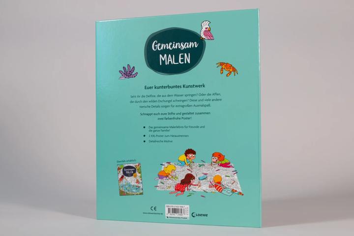Produktbild Loewe Gemeinsam malen - Dschungel und Ozean