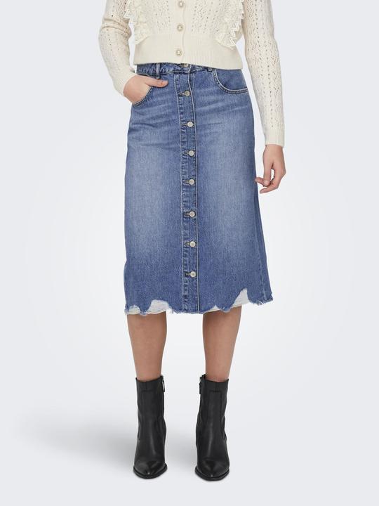 Image du produit Only Taille haute Jupe longue Jupe en jean (M)