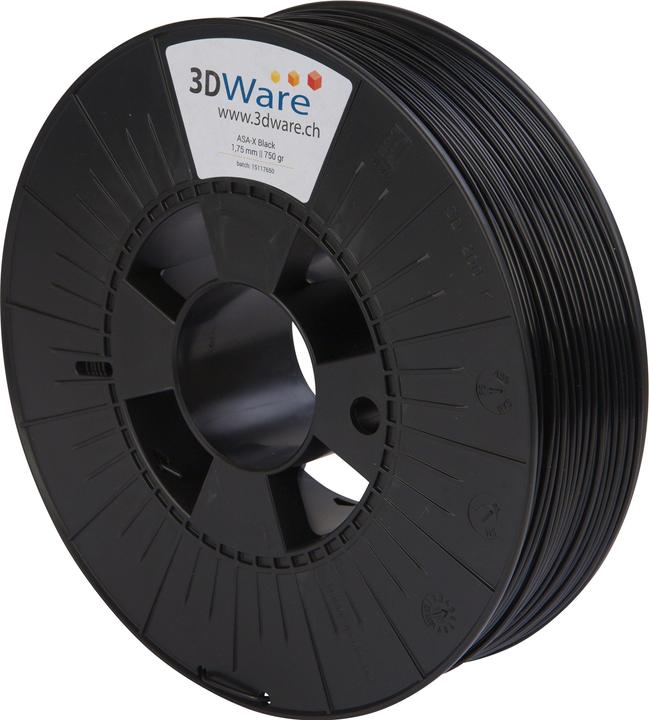 Produktbild Dutch Filaments Filament (ASA-X, 1.75 mm, 750 g, Schwarz)