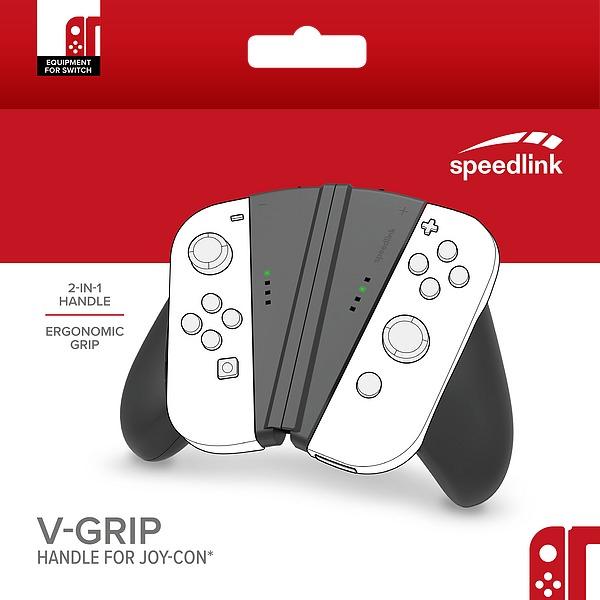 Actual product image Speedlink V-GRIP 2in1 Handle JoyCons (Switch)