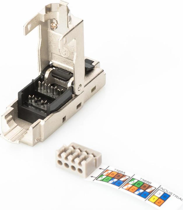 Produktbild Digitus Geschirmter RJ45-Stecker (Netzwerkkabel Stecker)