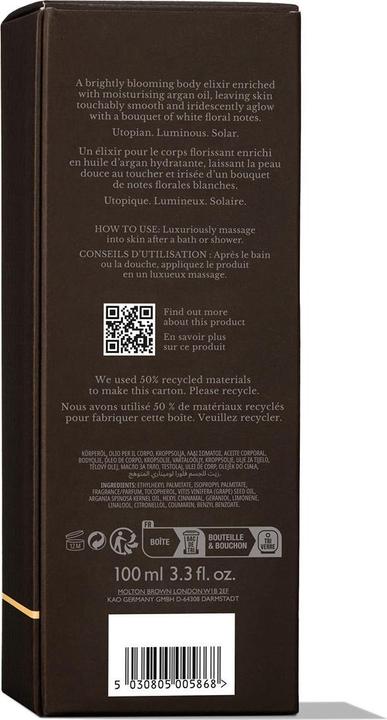 Image du produit Molton Brown Flora Luminare Huile corporelle éclatante (Huile pour le corps, 100 ml)