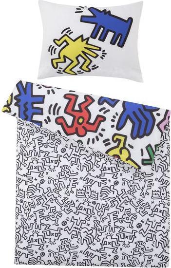 Actual product image Keith Haring Fun (Bedding set, 160 x 200 cm, 50 x 70 cm)