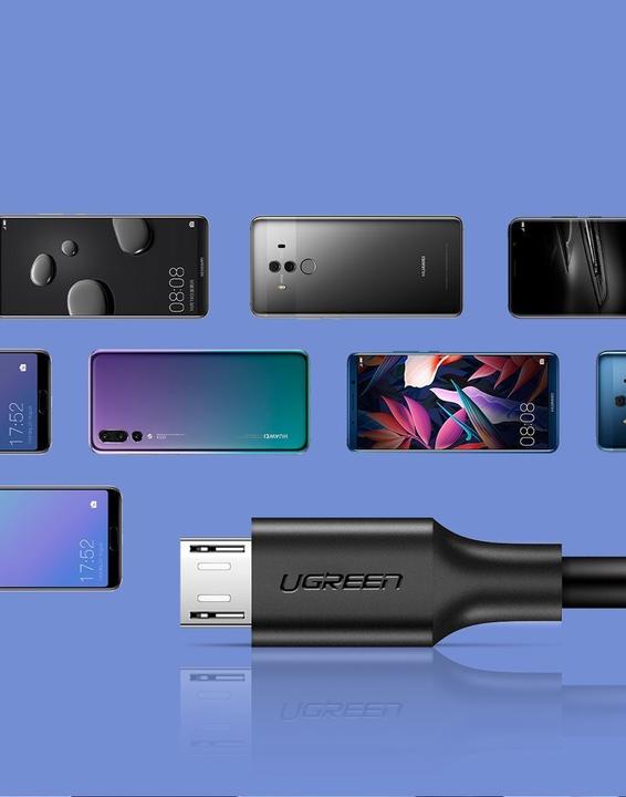 Produktbild Ugreen USB A — Micro USB (1 m, USB 2.0, 18 W)