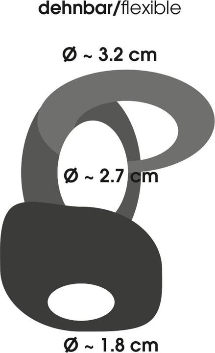 Produktbild Bad Kitty Penis- und Hodenringe (3.20 cm)