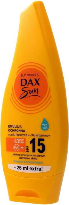 DAX Sun Spf15 Protective Emulsion Cocoa Butter & Argan Oil 175Ml (Sonnencreme, SPF 15, 175 ml)