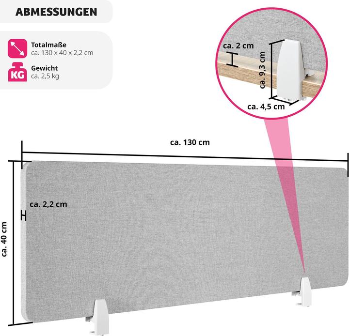 Produktbild tectake Noisy (130 x 40 cm)