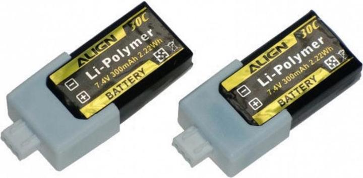Produktbild Align LiPo-Akku 7.4V 300mAh 30C (7.40 V, 300 mAh)